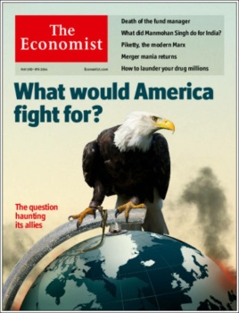 Cover of Economist Magazine May or June 2014